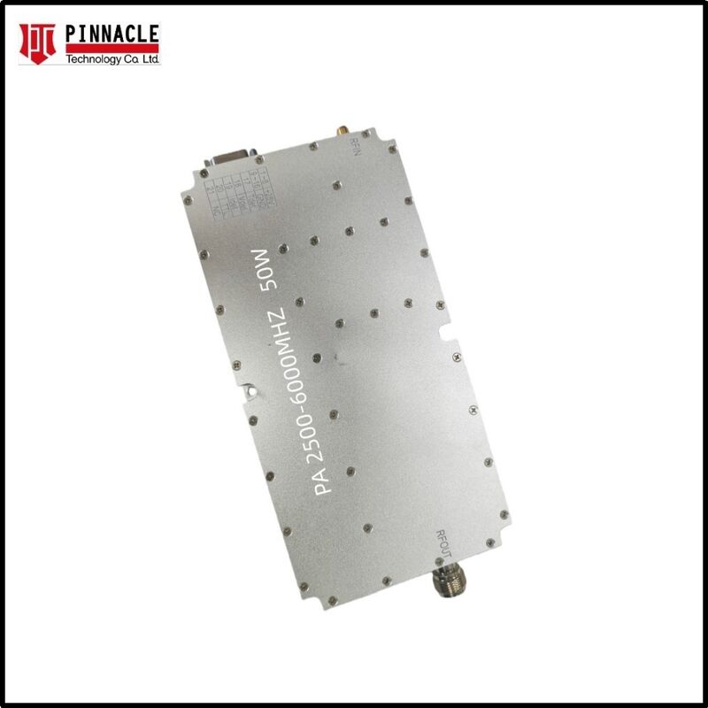 RF Power Amplifier Module with 50 Watt Covering 6 to 8GMHz for Signal Jamming Communication and Measurement