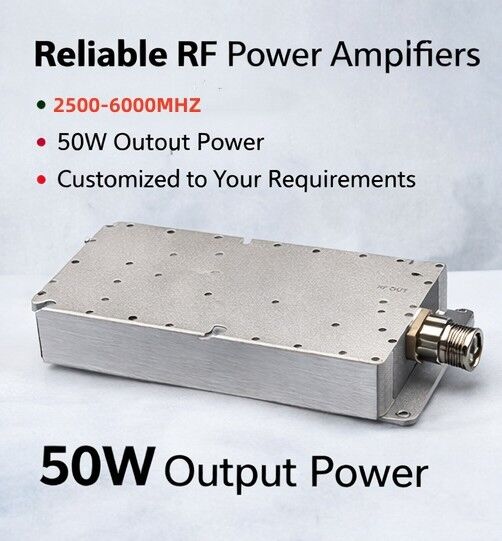 ماژول تقویت کننده توان بالا 8 تا 10 گیگاهرتز تقویت کننده توان RF با راندمان بالا برای کاربردهای باند X