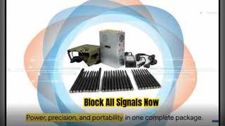 مختل کننده سیگنال 28 آنتن دستی تمام باند 5G/4G/WiFi/GPS/کنترل از راه دور