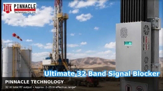 32W 32 کانال دستی سیگنال جمر مستقل کنترل DIP سوئیچ 5G مسدود کننده تلفن GPS WiFi
